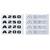 Эмблема 3D ABS 4Matic для Mercedes Benz A Class W176 W177 - Подходит для A180/A200/A220/A250/A260/A180d/A220d - Наклейка на заднюю дверь багажника, Улучшение