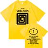 VOLUMES V1 Bon Iver Design T-shirt O-neck Summer Cotton Male Tees Unisex Streetwear Short Sleeve Loose Printing Tshirts Unisex Tops