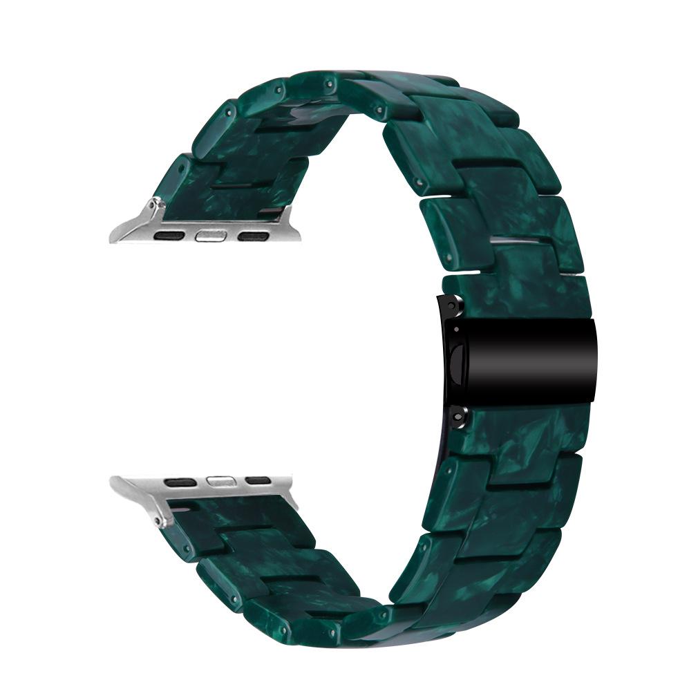 "Compatible Resin & Rubber Strap for Apple Watch 42mm/46mm"