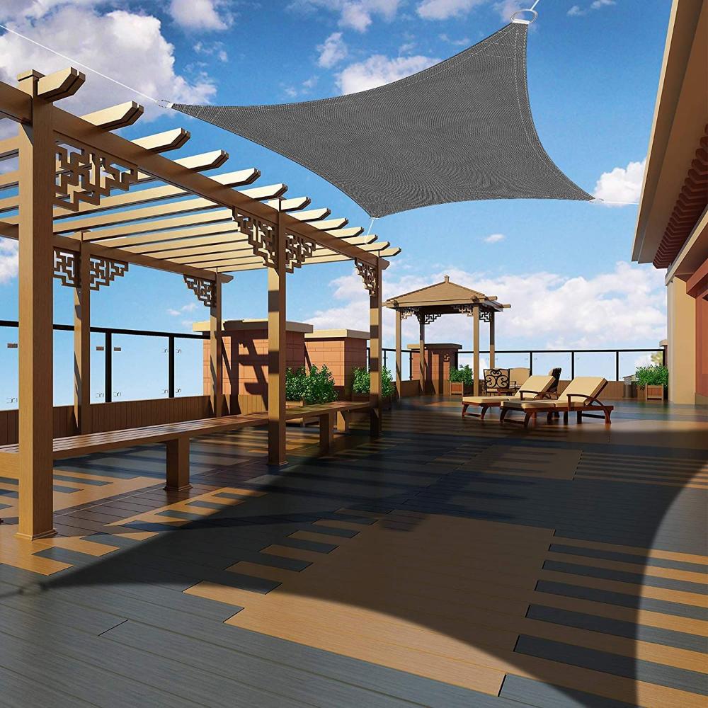 4x2/3/5/6M прямоугольный солнцезащитный парус водонепроницаемый навес от солнца защита от непогоды навес от ультрафиолета для патио балкона садовый тент