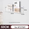 Acrylic Wall-Mounted Transparent Bookshelf for Children's Books and Magazines, Punch-Free Display Rack.