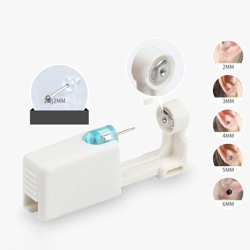 Одноразовый автоматический пистолет для прокалывания ушей, профессиональный набор из нержавеющей стали 2-го поколения для прокалывания ушей