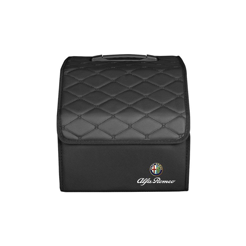 CYJAU1 Car Large Capacity Trunk Storage Box Organize Collection Case For Alfa Romeo 156 159 147 4C 8C 166 Giulia Giulietta Mito Stelvio