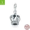 Подвеска-шарм «Корона» из стерлингового серебра SCC781
