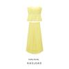 Kaslead New Arrival Women's Fashion Style Fashion Minimalist Slim Fit Tube Top Tops Half-Length Dress Suit