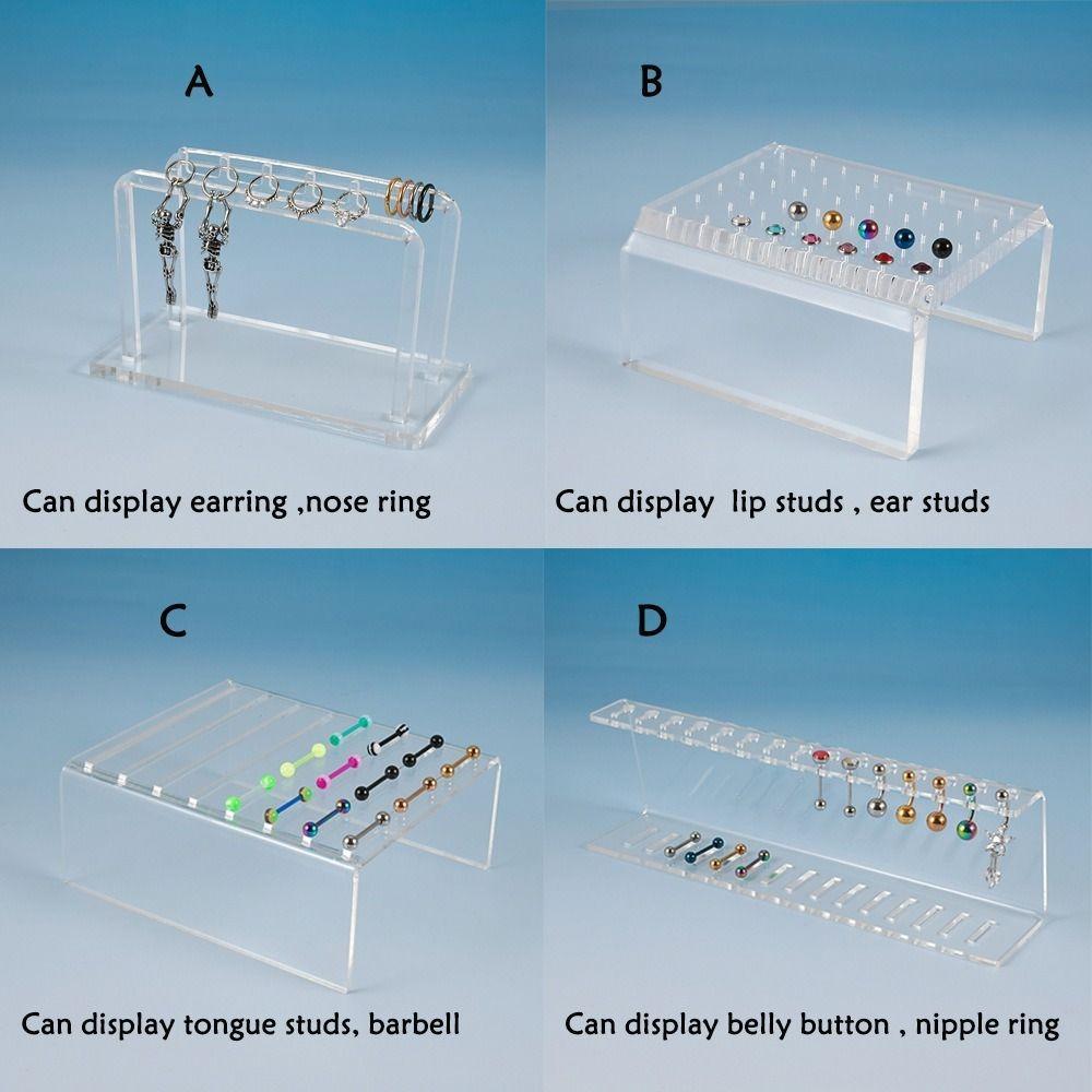 Стойка для сережек, рамка для хранения колец для сосков, витрина для украшений для пирсинга, стойка для ювелирных изделий