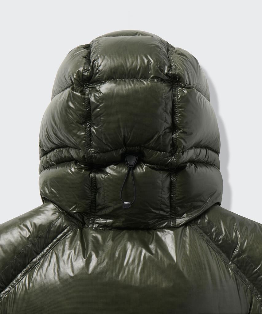 Musinsa Standard [City Leisure] Sheer Ripstop Hooded Down Padded Vest [Khaki]