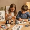 Colorful DIY Animal Bead Embroidery Kit Handmade Beadwork Art Craft Set  Indoor Activities