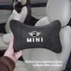 MINI Car Headrest Memory Foam Neck Pillow Accessories For BMW MINI WORKS One Cooper JCW R60 R59 R58 R57 R56 R55 R53 R52 F55 F56