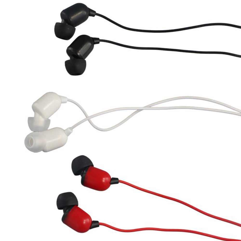 White Black Red Monitor Headphone Wires Headphone Stereo Earbuds Wired Earphone In-Ear Earphone