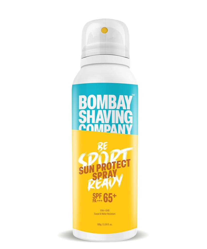 Bombay Shaving Company Готов к спорту SPF 65+ PA +++| Солнцезащитный спрей и мист | Легкий и невесомый | Высокоэффективная защита от солнца | Быстро впитыва