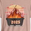 Custom Year Dumpster Fire Unisex Tee, Custom Year Graphic T-Shirt, Funny Year Shirt, Sarcastic Tee, Vintage Year Shirt, Trendy Graphic Tee