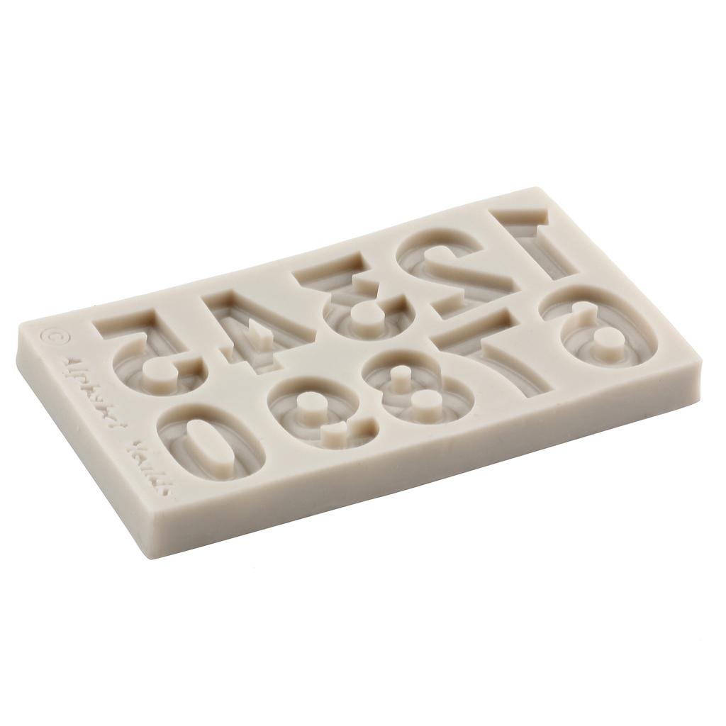 Силиконовая форма с буквами и цифрами, сделай сам, инструменты для украшения торта из помадки, формы для конфет, смолы, глины, формы для шоколадной мастики