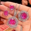 Jewelry Copper Bottom Gold-Plated Millennial Cut Dragon Fruit Color Temperament Light Luxury Suit Women 16-12M