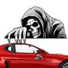 12.7см Хэллоуин Скелет Охранник Автомобильные Наклейки Ужас Скелет Наклейка Внешние Детали Наклейки на Мотоцикл На Автомобильные Аксессуары