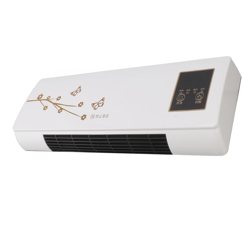Wall Mounted Air Conditioner with Timer Remote Control Portable Mini Electric Cooling and Heating