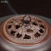 Retro Ceramic Incense Burner Vintage Portable Aroma Censer Buddhism Incense Holder Home Decor