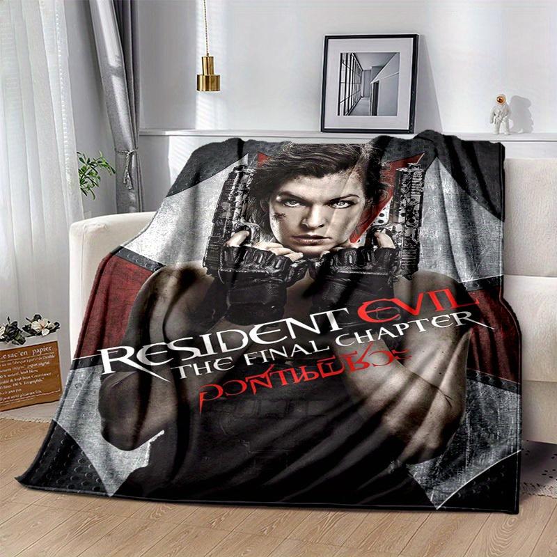 1pc Resident Evil: The Final Chapter, Cozy Home Decor Blanket, Perfect Gift! Bedroom, Living Room, Travel, Camping, Car, Beach, Office Naps, Ideal Sof