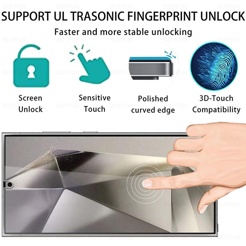 2 Pcs Screen Protector Tempered Glass For Samsung Galaxy S24 Ultra Protective Glass S25 S26 UItra S24Ultra S25Ultra S26Ultra 5G2