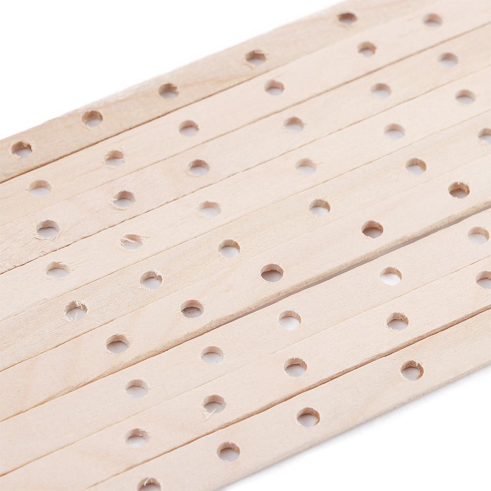 10 шт. Деревянные зажимы для фитиля с 7 отверстиями, центрирующие инструменты, держатели для фитилей свечей