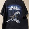 Remake U.D.O Band 90s Basic Black Unisex Short Sleeve T Shirt Vtg