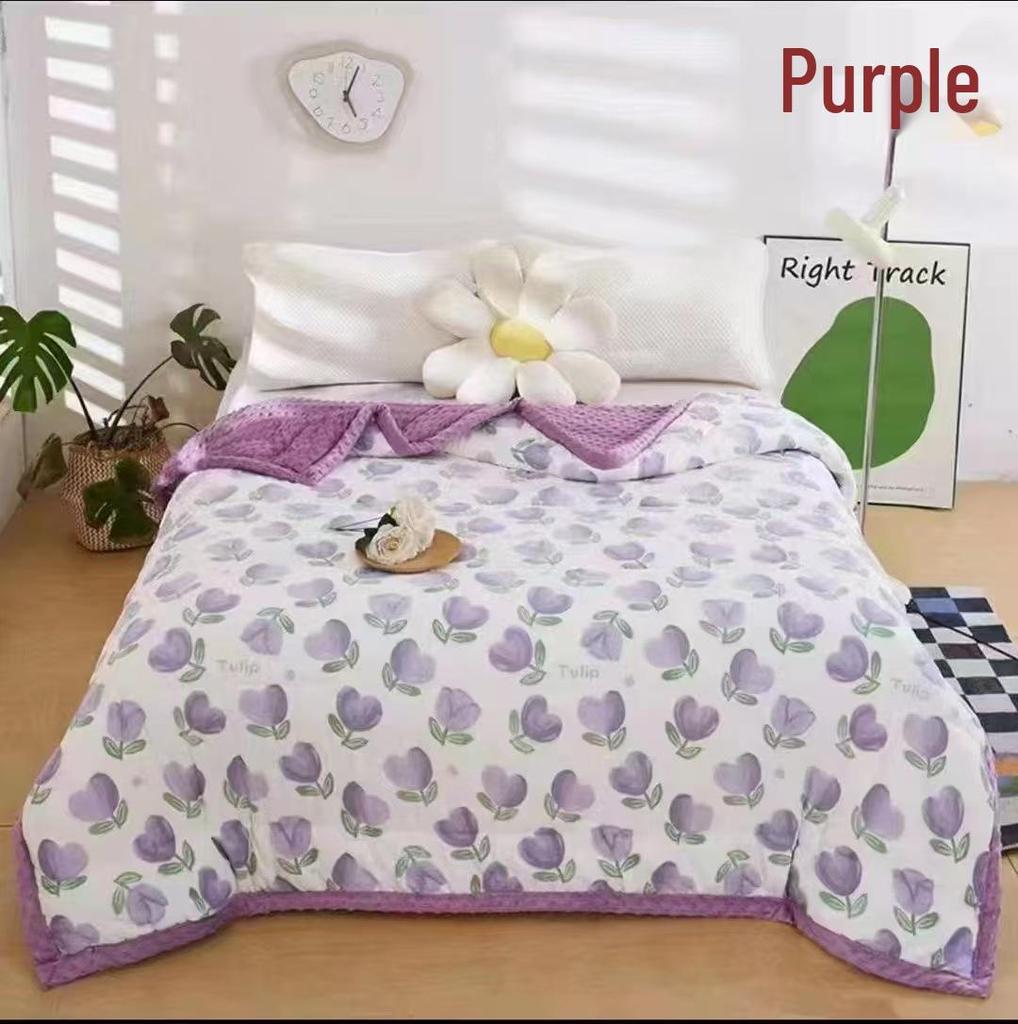 Популярное 3D-массажное одеяло из бобового бархата класса А – для всех сезонов, легкое и теплое, для дома или общежития