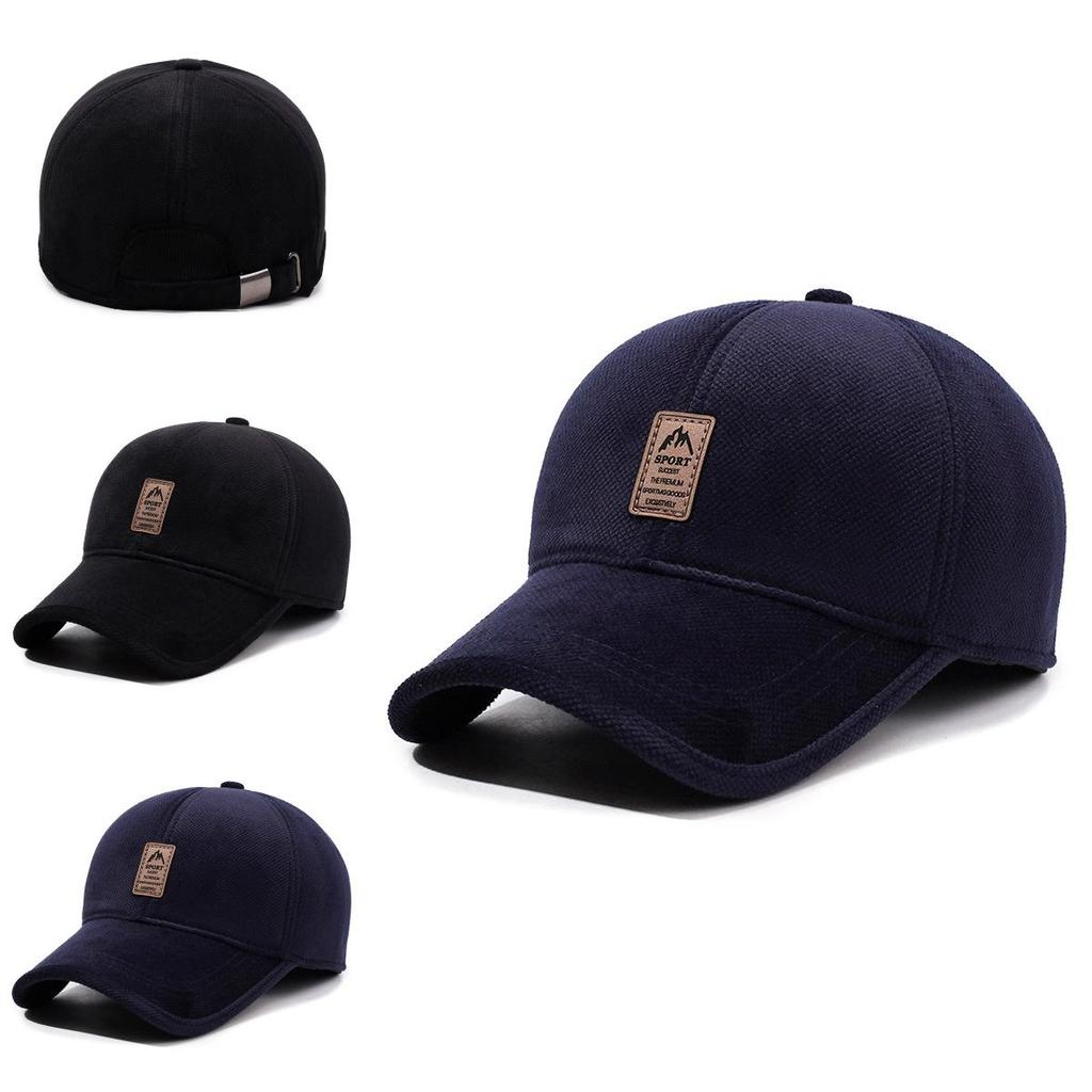 Модная бейсболка для мужчин с подкладкой из искусственной шерсти, ветрозащитная и теплая для осени-зимы