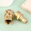 1Set 3/8 M22 Pipe Joint For M22 High Pressure Washer Adapter Set Hose Coupler Quick Connect Kits M22 14/15mm Water Outlet Set