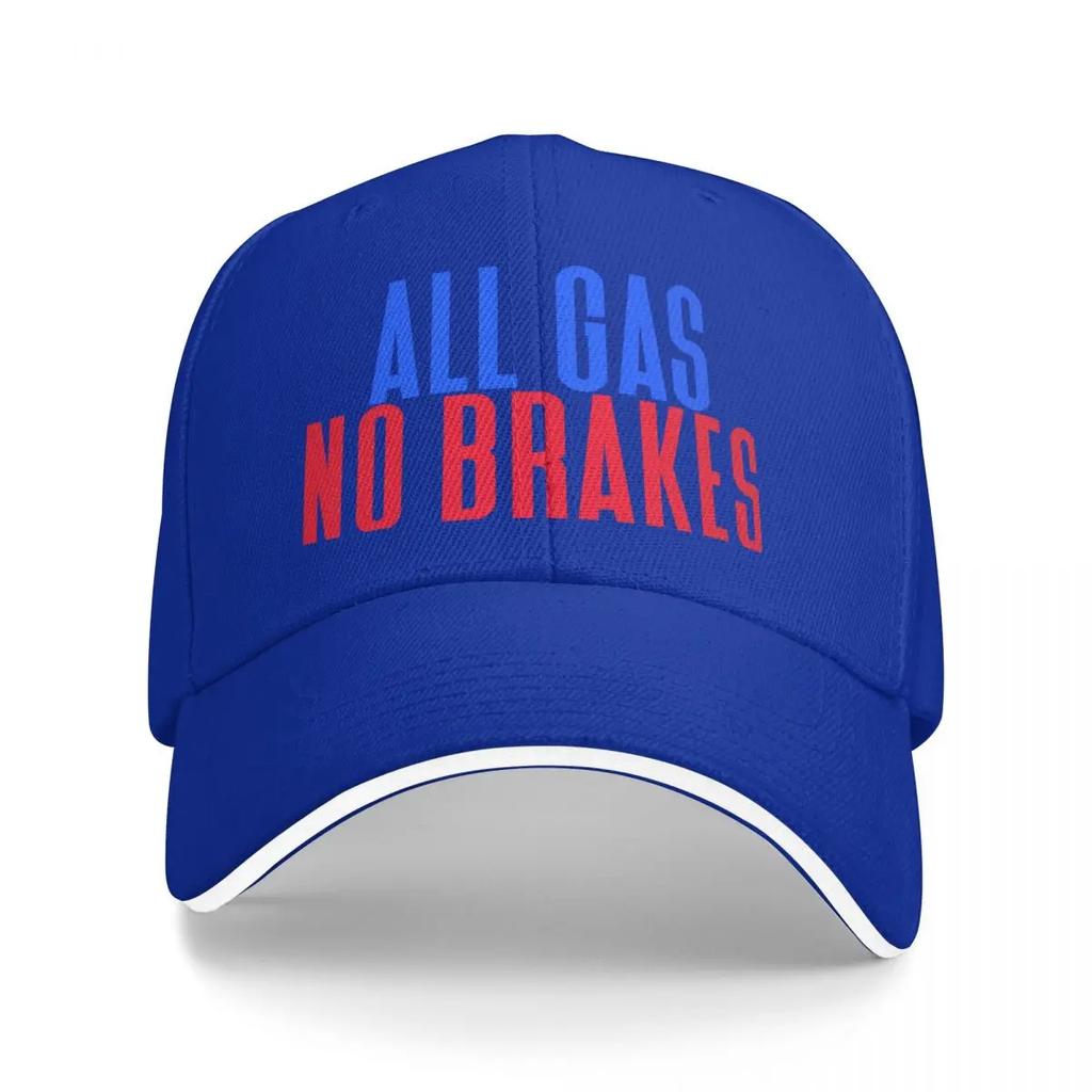 All Gas No Brakes Andrew Callaghan Baseball Cap Visor Christmas Hat Golf Cap Funny hats For Women Unisexs