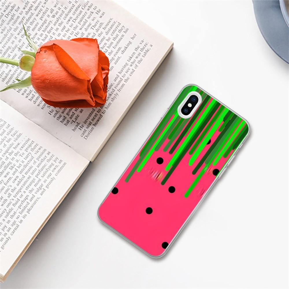 Чехол для телефона с рисунком арбуза для iPhone 16 15 8 7 6 6S Plus X SE XR XS 14 11 12 13 Mini Pro Max Мобильный чехол