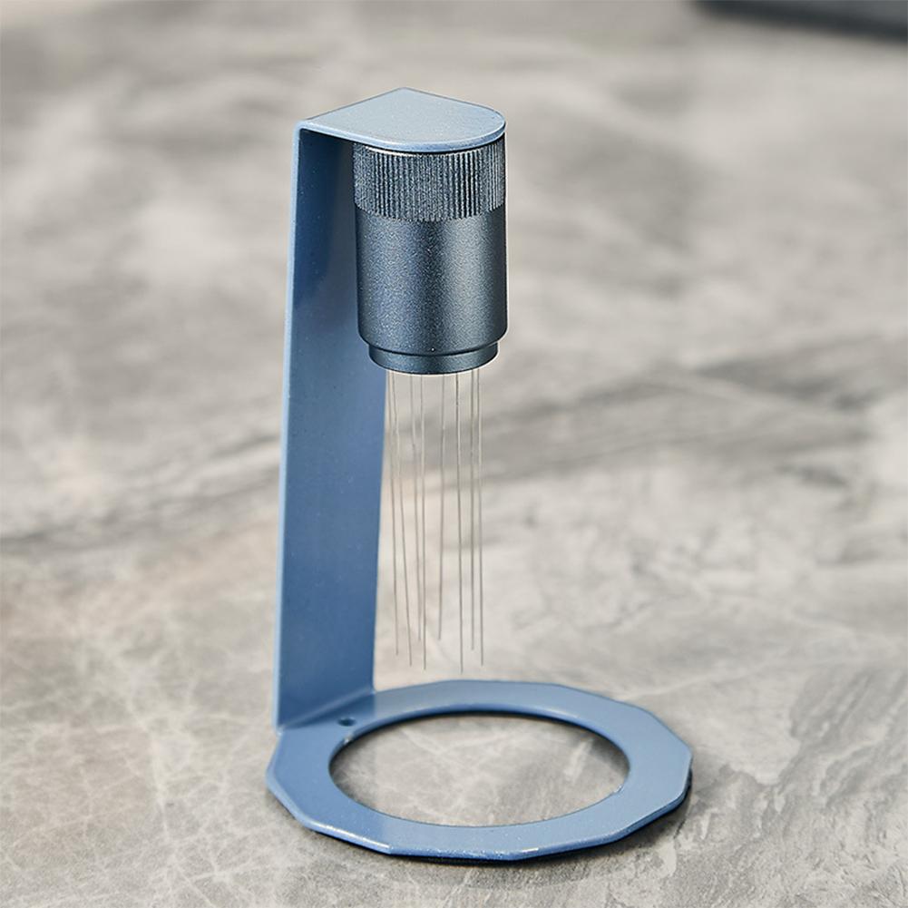 Игла для размешивания кофе эспрессо с 8 иглами WDT Tool Магнитная абсорбционная стойка Barista Инструмент для размешивания кофе