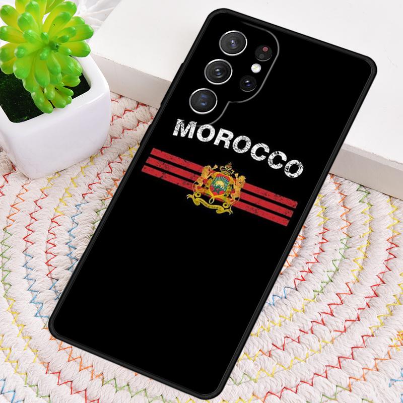 Флаг Марокко Марокканский Уникальный Силиконовый Чехол Для Телефона Для Samsung Galaxy note 10 pro S26 S25 S24 S23 S22 S21 Plus S25Ultra Capa Чехол