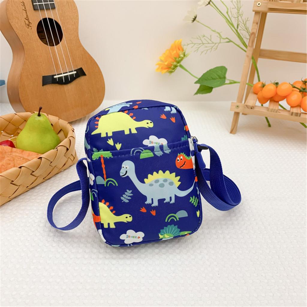 Мини-сумка через плечо для детей с милым рисунком динозавра, сумка через плечо, кошелек, держатель для карт, чехол для хранения телефона