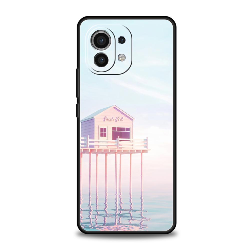 Красивый модный розовый стильный художественный чехол для Xiaomi Mi 17 15T 15 14 14T 13T 12T Pro 12 13 Lite 5G 11T Poco X6 X7 X5 Pro Мягкая крышка