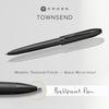 Cross Шариковая ручка Townsend Midnight Black на масляной основе NAT0042-62 (Официально импортировано)