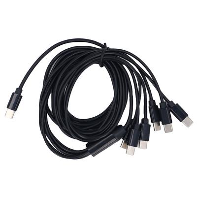 Кабель USB C-USB C 6 в 1, подходит для iPad Air 4 5 Plug and Play, 6,6 футов, ПВХ, быстрая зарядка, USB Type C