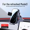 Обновленная Tesla Model 3/Y Невидимый держатель для телефона: Автоблокировка, Многоугловой, Дизайн с экраном для карт.