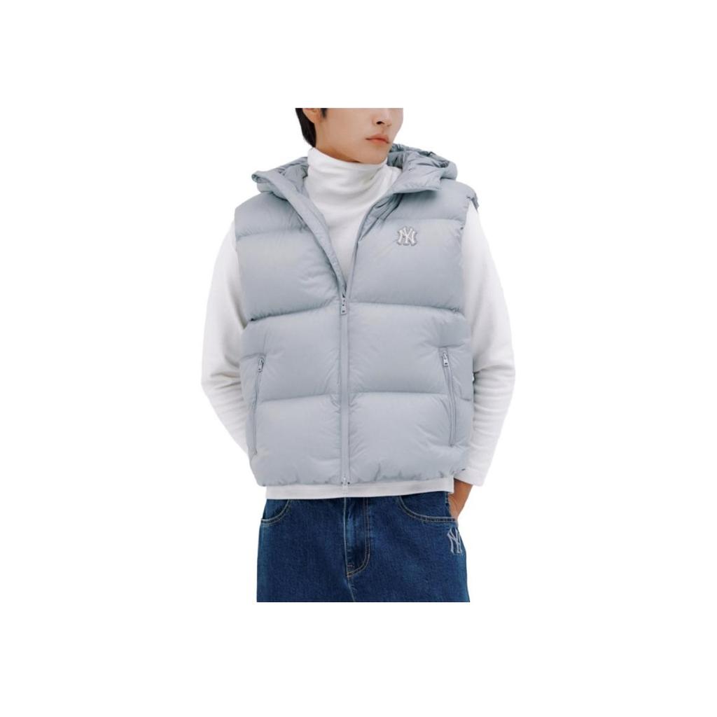 New MLB Down Vest Unisex Gray 3ADVB0436-50GRS