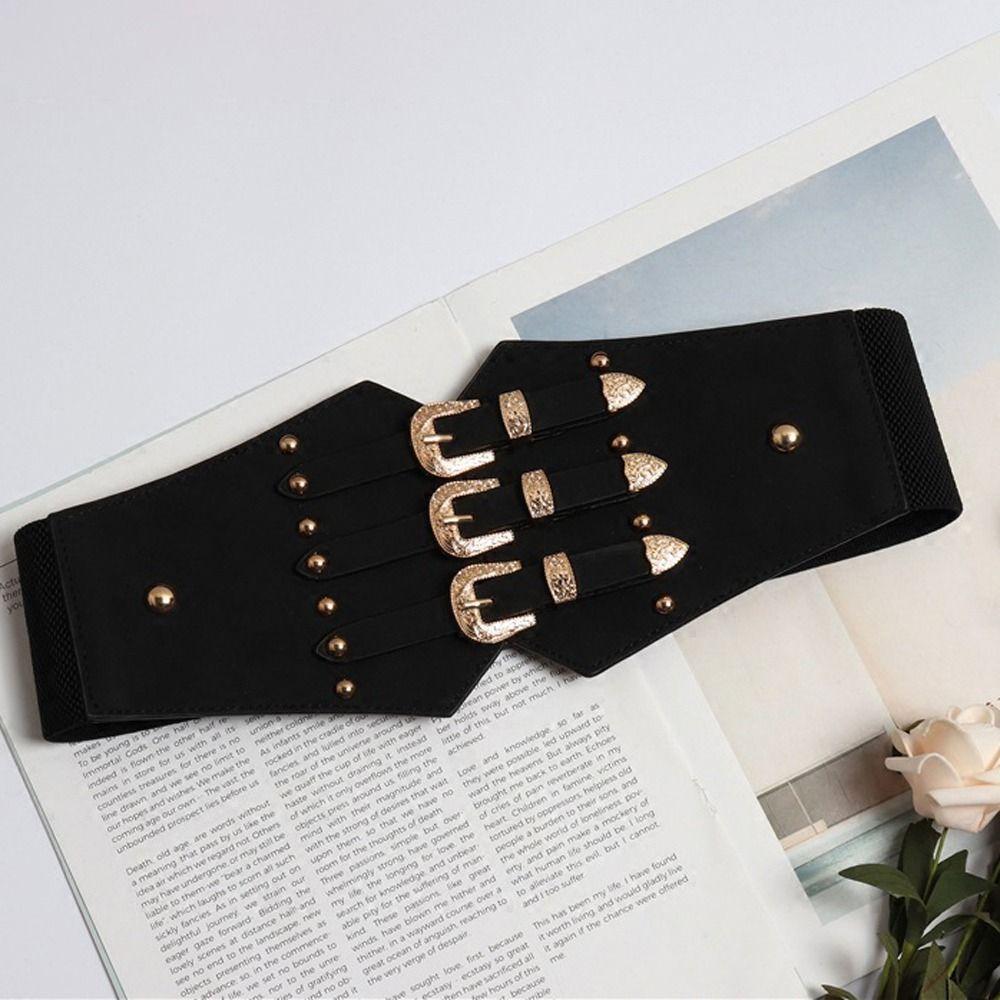 Аксессуары Корсет Топ Металлическая Пряжка Корейский Поясной Ремень Украшение Пальто Женский Пояс Поясные Ремни