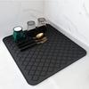 Dish Drying Mat for Kitchen Counter Silicone Drain Pad Heat-resistant Anti-slip Pot Dish Cup Pad Tableware Cushion Tray Placemat