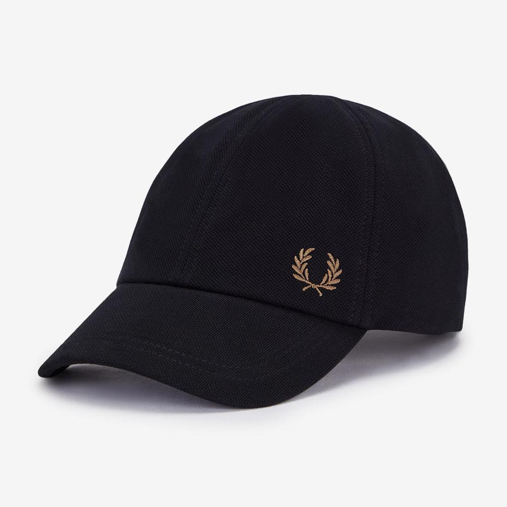 Fred Perry Кепка Pique Classic - Черный/Затененный камень Cfpu2536726-S77