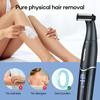 4 In 1 Electric Shaver for Men Women Bikini Armpit Epilator Lady Eyebrow Hair Trimmer Beard Razor Portable Painless