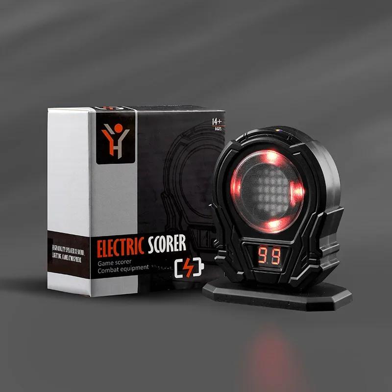 Infrared Induction Laser Target Practice Toy Color Sensitive Electronic Scoring Shooting Game with Sound Effects for Training
