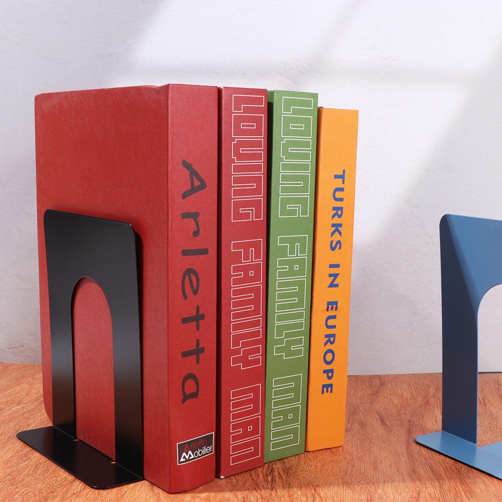 L-образная железная подставка для книг INS Book Support Rack Book Holder Desk Bookends Magazine