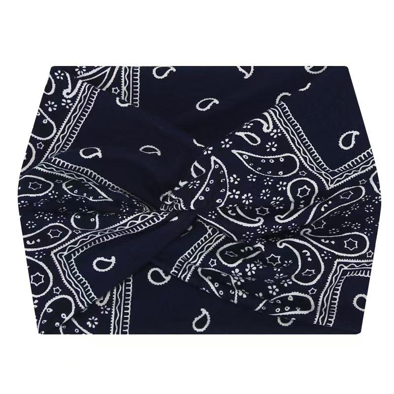 Африканская очень широкая эластичная повязка на голову для йоги и спорта