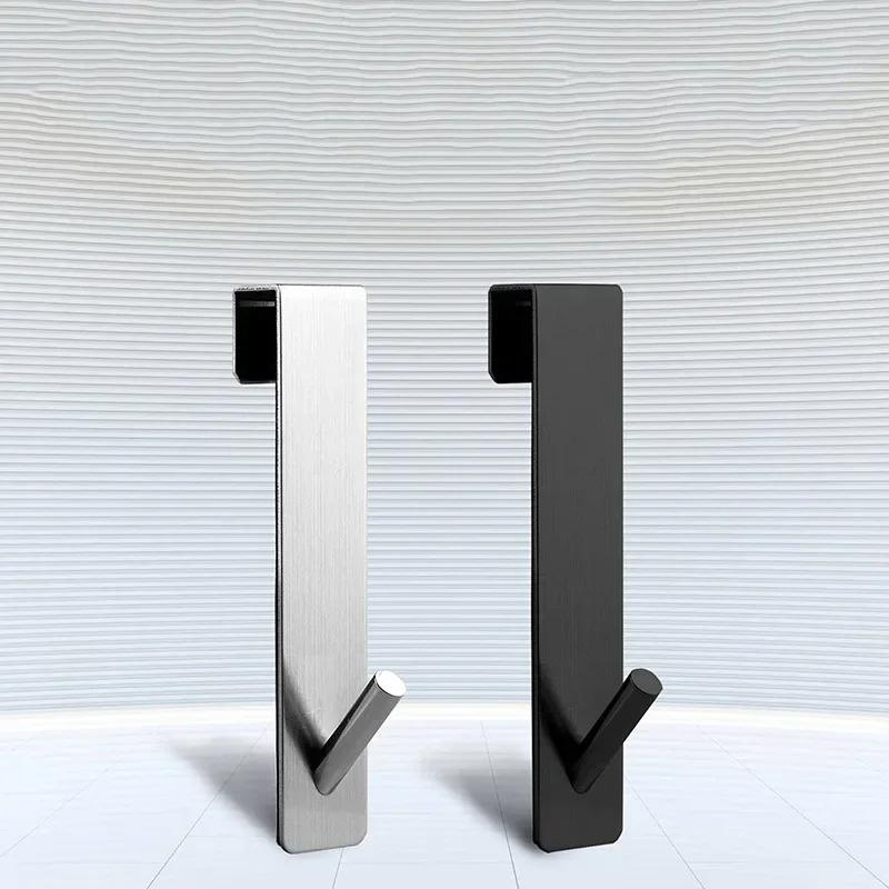 Нержавеющая сталь над стеклянной дверью, душевая дверь, задняя вешалка для полотенец для душа, S-образная вешалка для ванной комнаты, держатель для халата, крючки