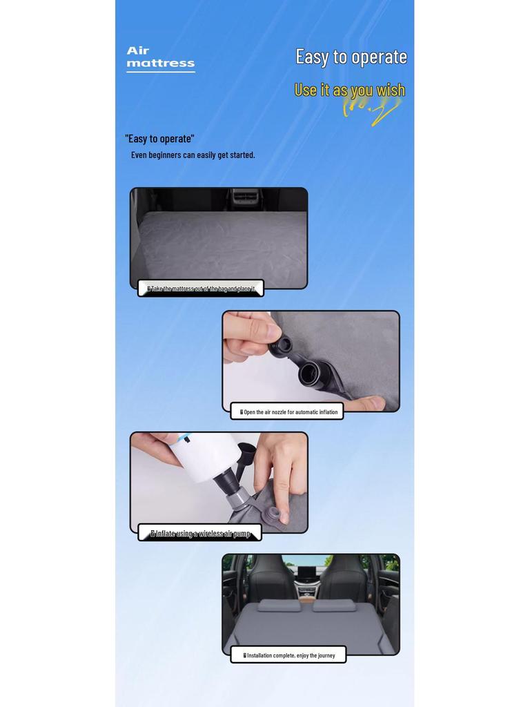 XPeng M03 Car Mattress: Mona3 Rear Seat Sleeping Mat & Trunk Bed - The Essential Car Sleeping Solution