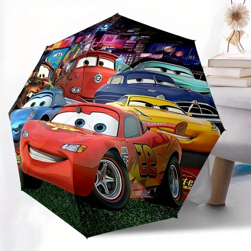 1 шт. Складной зонт Disney Тачки, Модный, Персонализированный, Высококачественный, Незаменимая вещь для лета, Прочный железный каркас на 8 спицах,