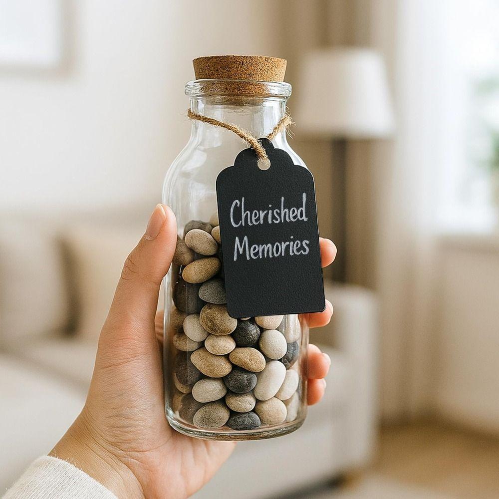 100Pcs Vintage DIY Scallop Label with String Wedding Gift Decorating Tag  Holiday Decorations