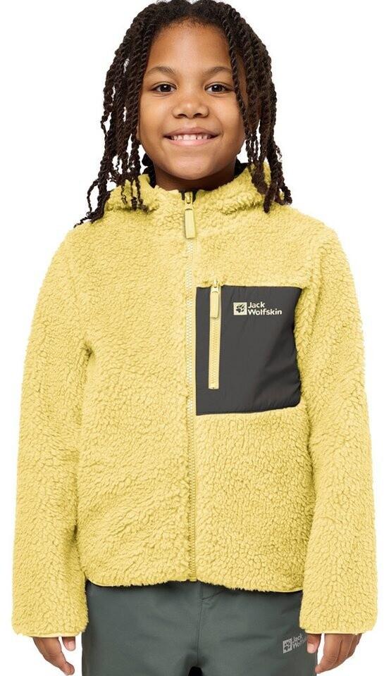 Куртка Jack Wolfskin Ice Curl Hood Jacket Kids желтый лимонный лед